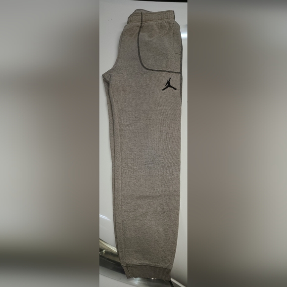 NEW Jordan Sweats Joggers Tan Pants Youth Boys Large - Picture 1 of 2